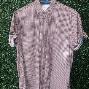 Denim & Flower Button up